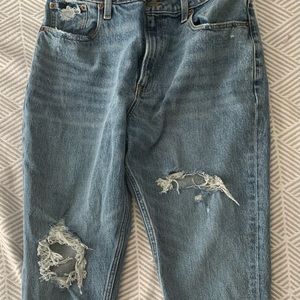 Abercrombie high rise mom Jean curve love sz 8 29